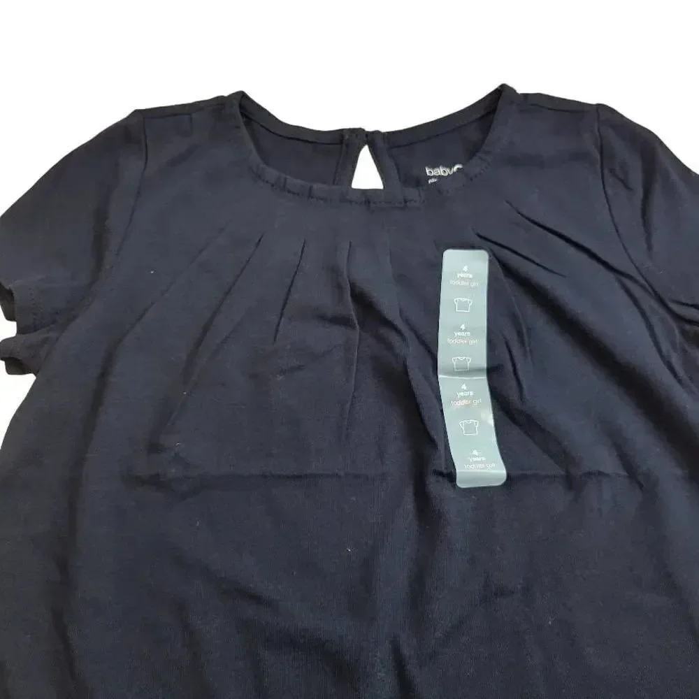 Baby Gap solid Navy top 4T
